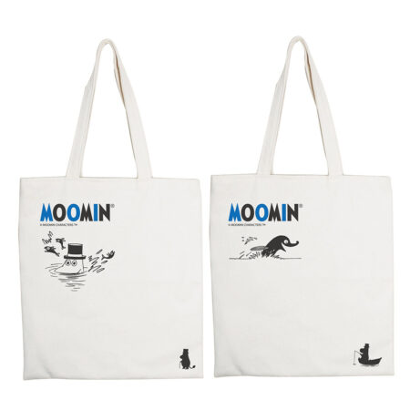 【MOOMIN】嚕嚕米釣魚 - 手提購物包,帆布包,帆布袋